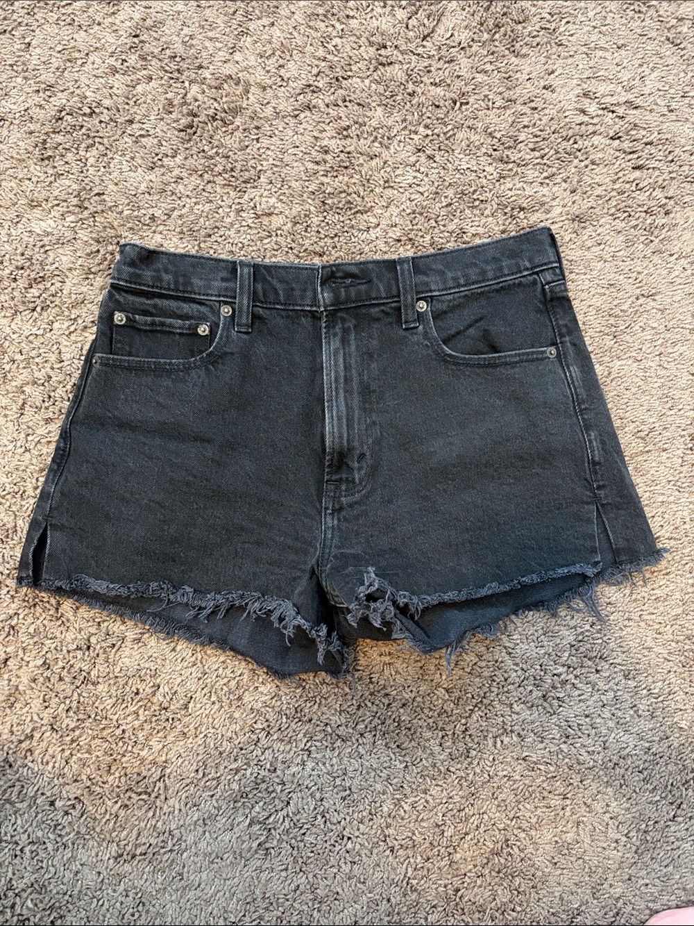 Black Abercrombie Denim Short